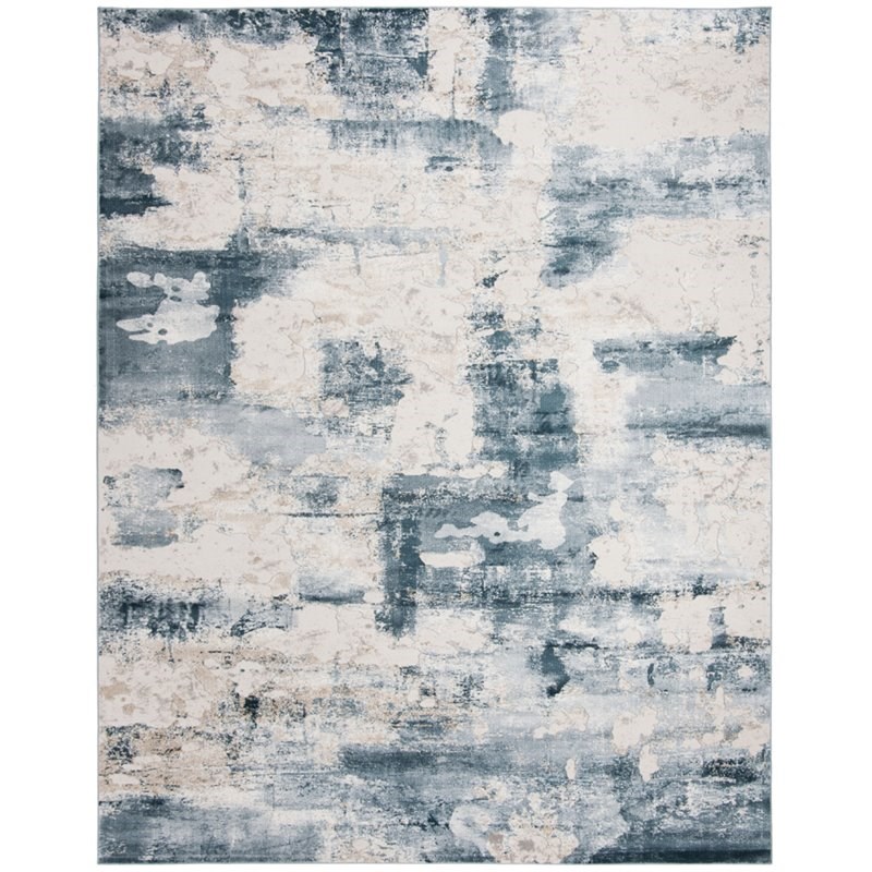 Safavieh Vogue 8' x 10' Rug in Beige and Turquoise