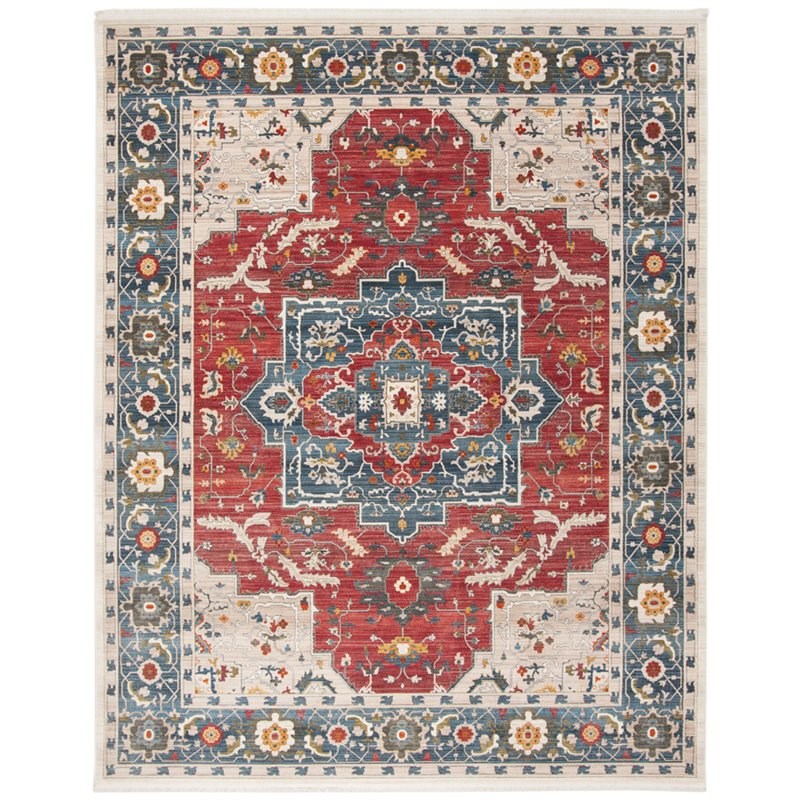Safavieh Vintage Persian 6' x 9' Rug in Red and Blue
