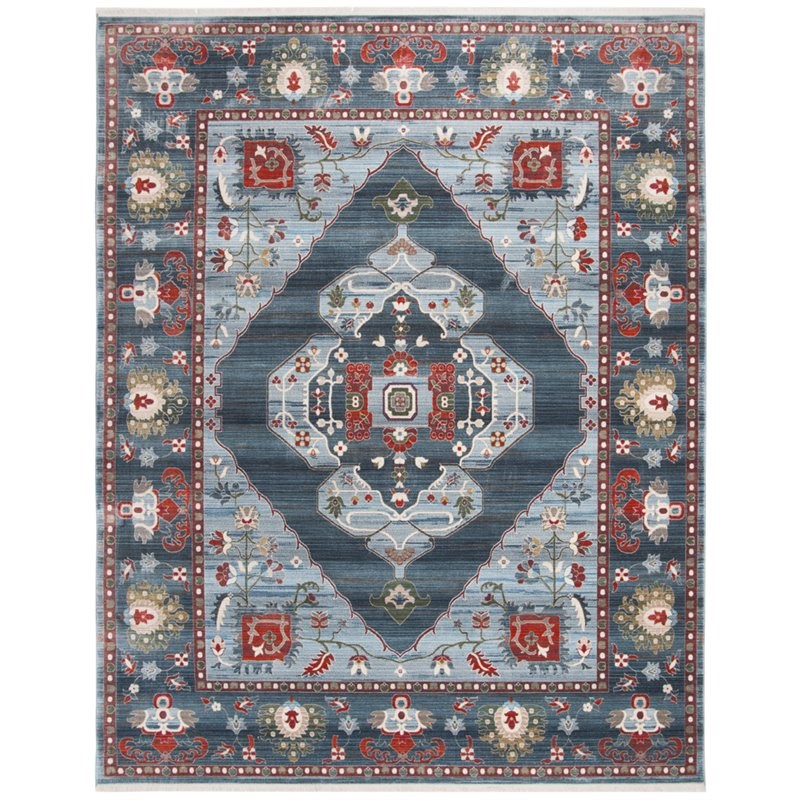 Safavieh Vintage Persian 6' x 9' Rug in Blue and Red