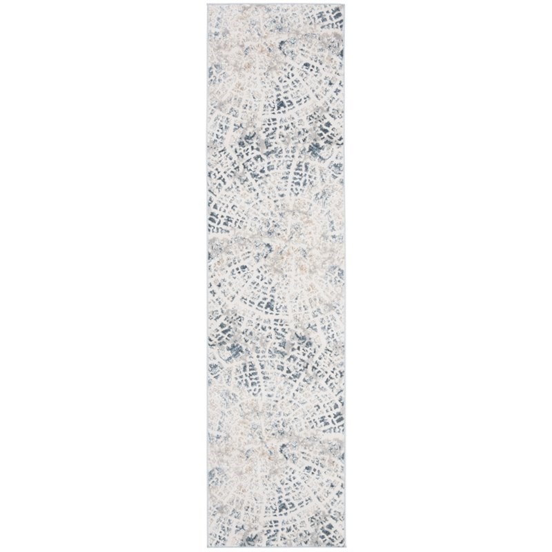 Safavieh Vogue 2' x 8' Runner Rug in Teal and Gray