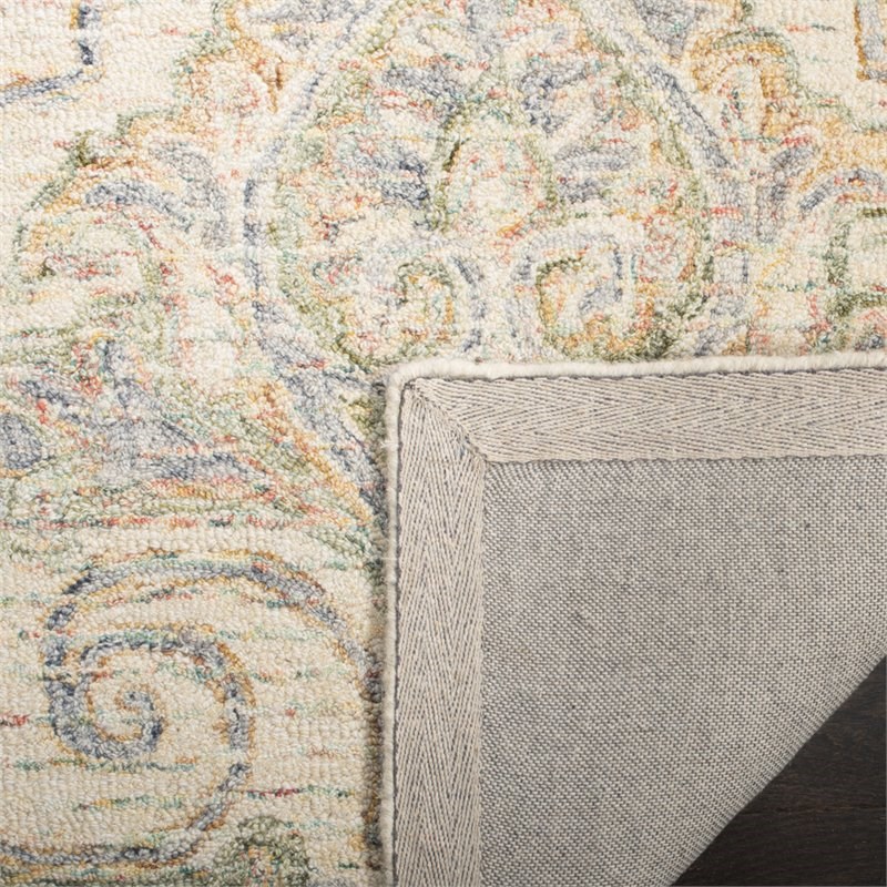 Ivory Green Safavieh Aubusson Collection AUB103A Handmade Traditional Premium Wool Area Rug 4' x 6' Ivory Green Safavieh Aubusson Collection AUB103A Handmade Traditional Premium Wool Area Rug 4' x 6'
