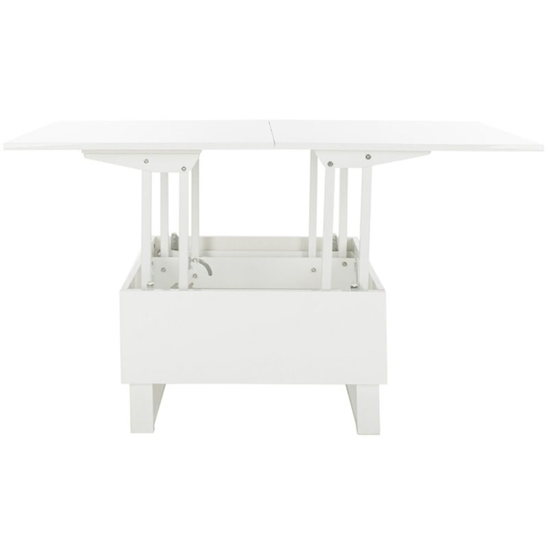 Safavieh Vanna Lift Top Coffee Table in White Homesquare
