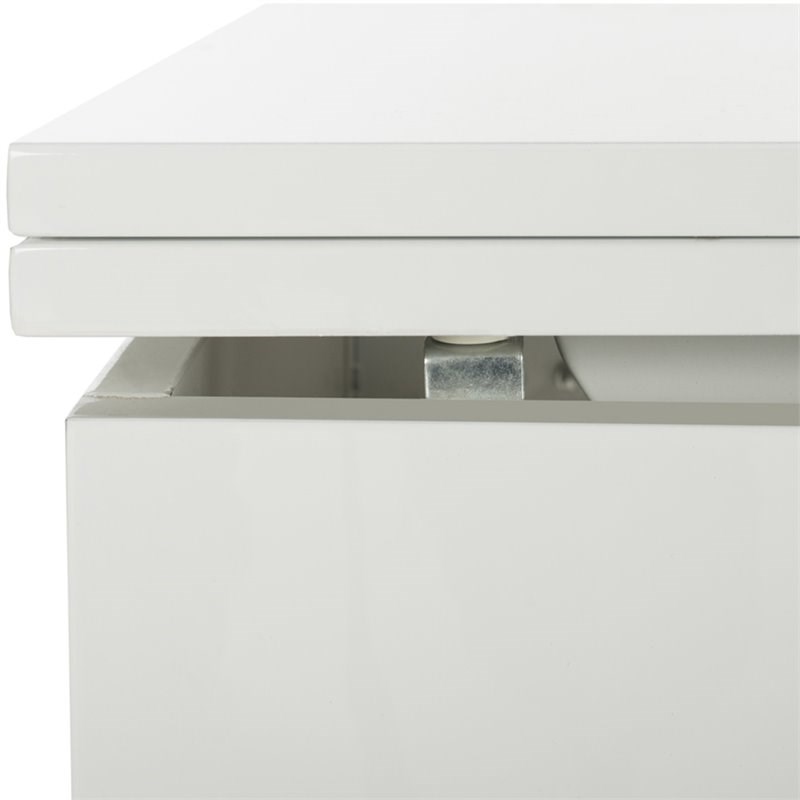 Safavieh Vanna Lift Top Coffee Table in White Homesquare