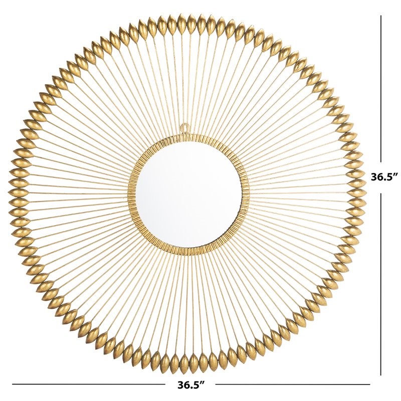 Safavieh Abbey Decorative Mirror in Gold