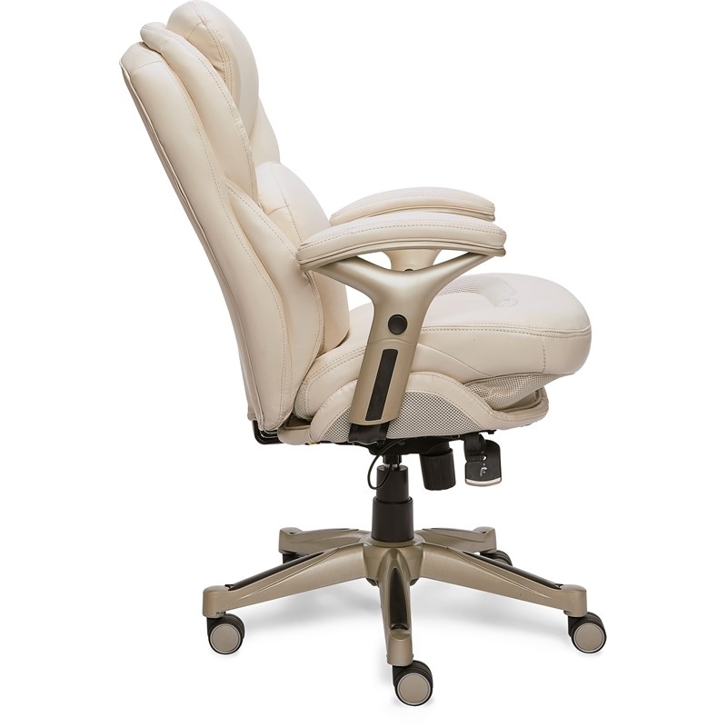 serta works back in motion executive office chair in inspired ivory