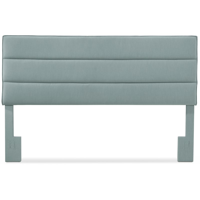 Serta Palisades King Upholstered Headboard in Light Blue | Homesquare