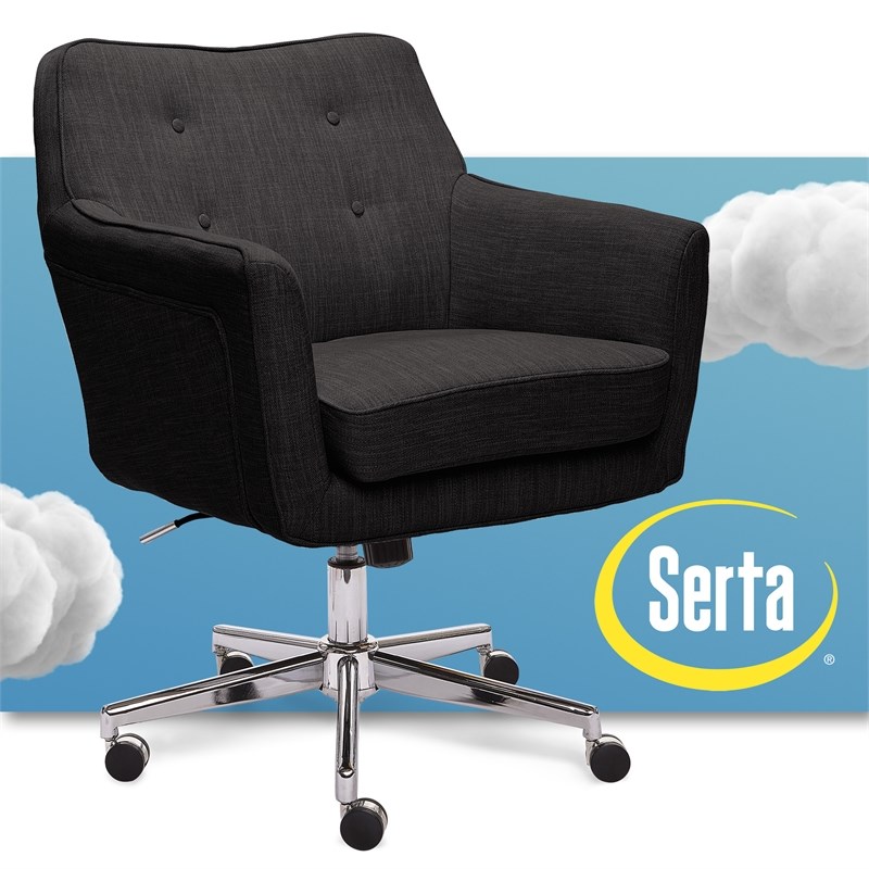 Serta Home Style Ashland Office Chair, Serta Lilac Office Chair