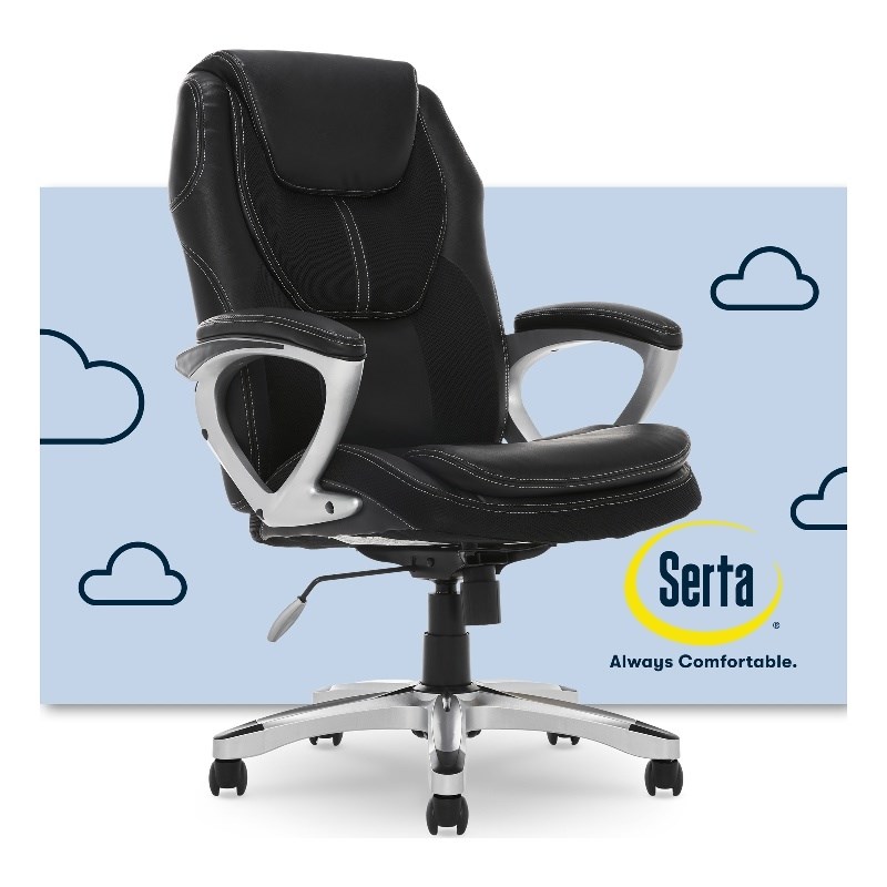 Serta Amplify Executive Office Chair Black