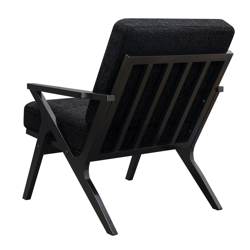 black sherpa chair