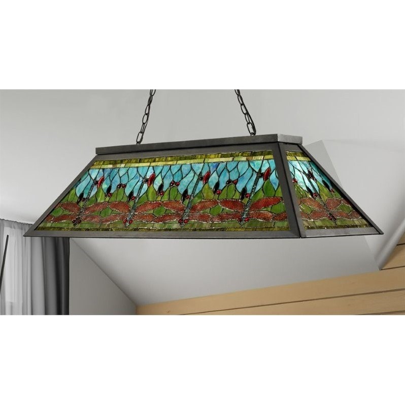 Dale Tiffany Glade Pool Table Hanging Fixture