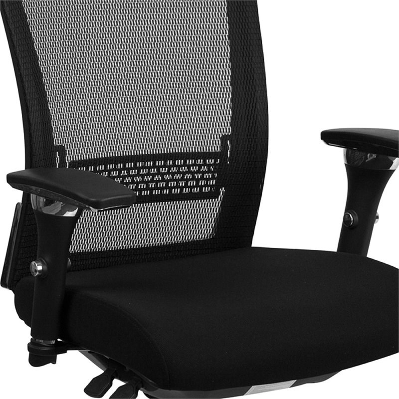 flash furniture mesh swivel office chair in black - go-wy-85-8-gg