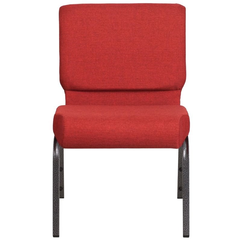 Flash Furniture Hercules Armless Stacking Chair in Red