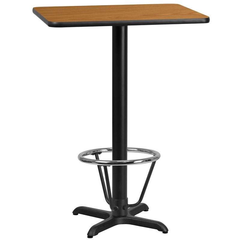 Flash Furniture 24X30 Laminate Table-X-Base In Natural