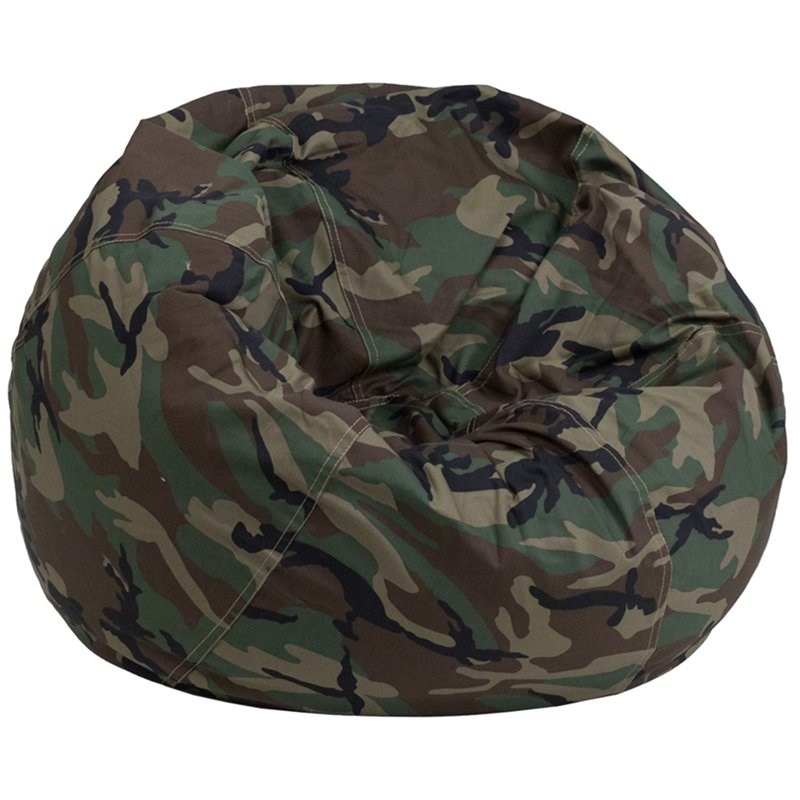 Camo bean bag chair for kids