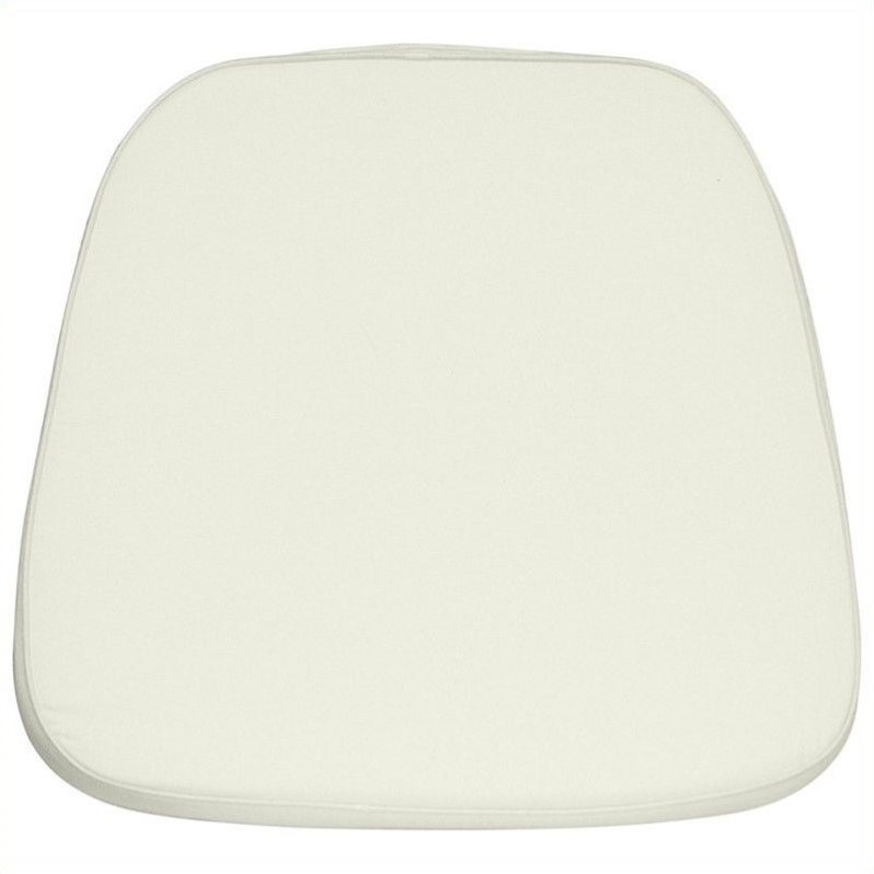 Flash Furniture Soft Ivory Fabric Chiavari Chair Cushion