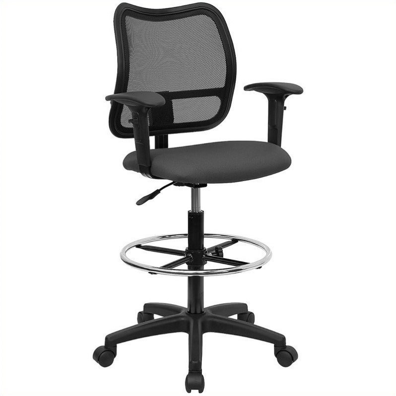 cymax flash furniture mid back mesh task office chair