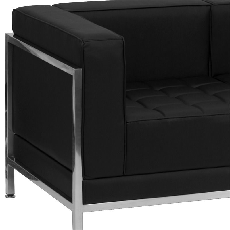 Flash Furniture Hercules Imagination Series Sofa Frame in Black