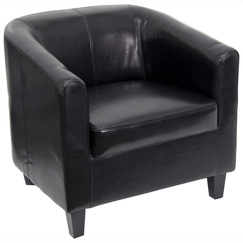 Flash Furniture Office Guest Chair in Black