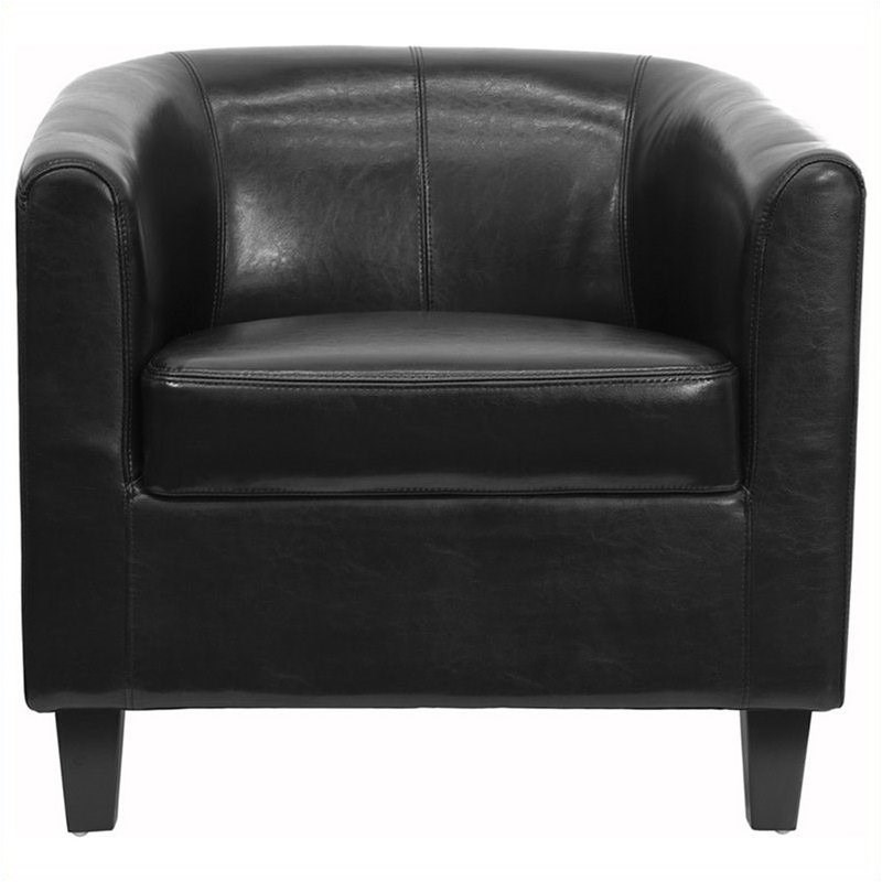 Flash Furniture Office Guest Chair in Black
