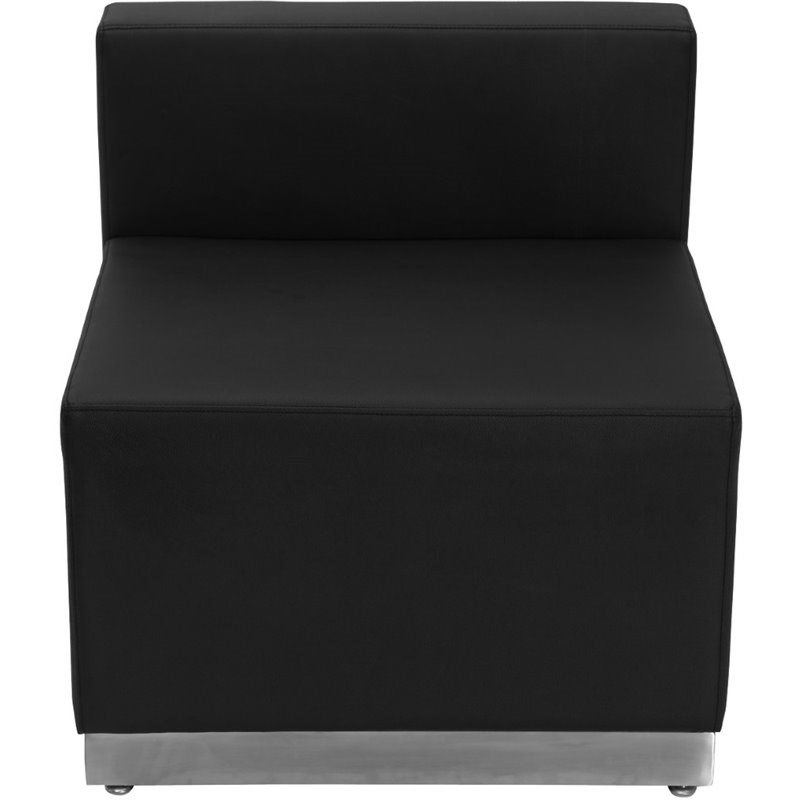 Flash Furniture Hercules Alon 9 Piece Reception Seating in Black