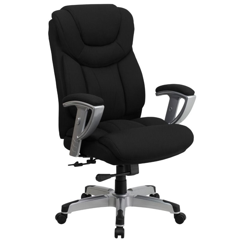 Flash Furniture Hercules Series Tall Office Chair with Arms in Black |  Homesquare