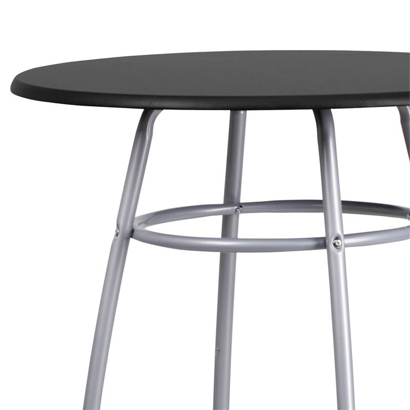 Flash Furniture Contemporary Bar Height Table and Stool Set