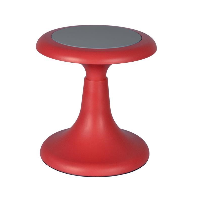 Glow 13 in. Wobble Stool- Red