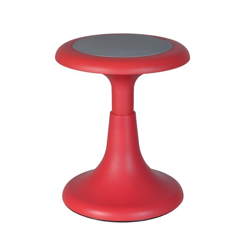 Glow 17 in. Wobble Stool- Red