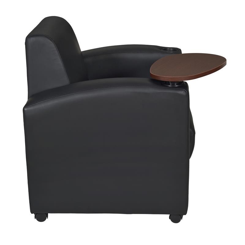 Nova Tablet Arm Chair (2 pack)- Black/Java