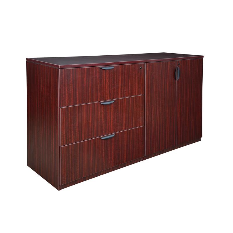 Regency Legacy Stand Up Side to Side Storage Cabinet/ Lateral File- Mahogany
