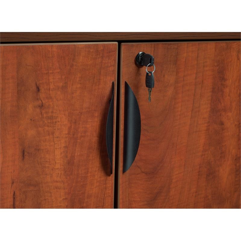 Legacy Stand Up Side to Side Storage Cabinet/ Storage Cabinet- Cherry
