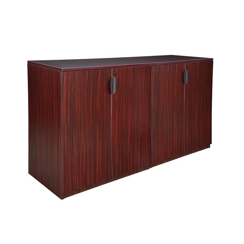 Regency Legacy Stand Up Side to Side Storage Cabinet/ Storage Cabinet- Mahogany