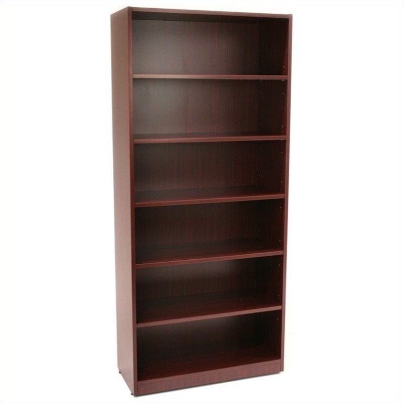 regency legacy 71 inch high bookcase in mahogany - lbc7132mh