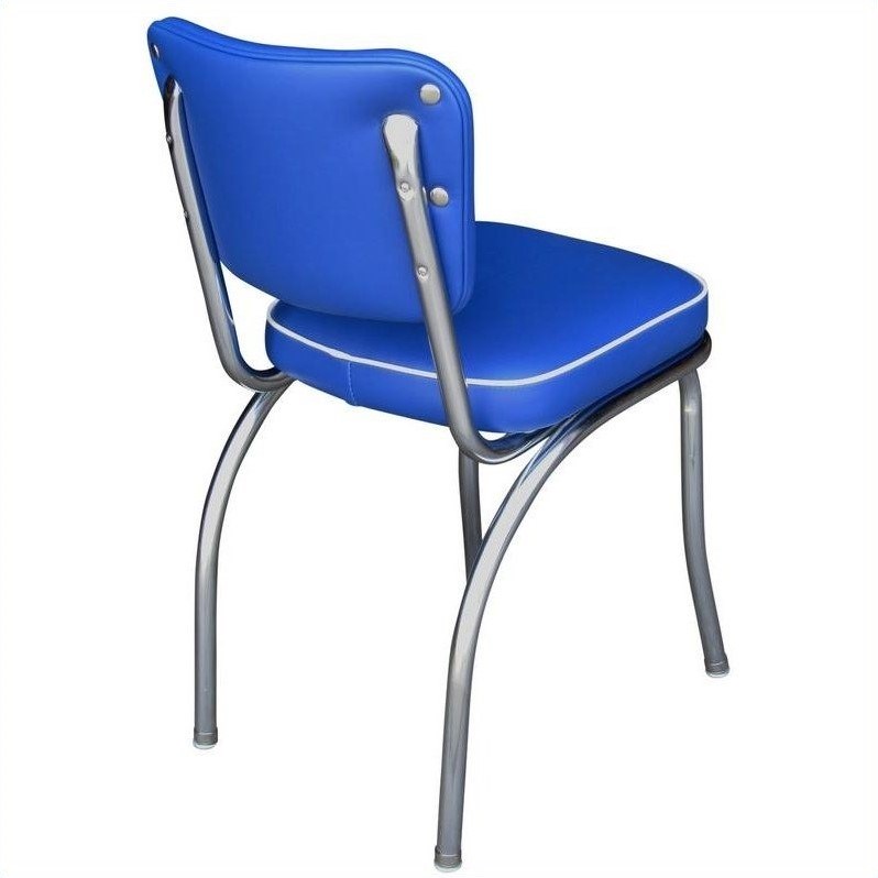 Richardson Seating Retro 1950's Diner  Dining Chair in Royal Blue