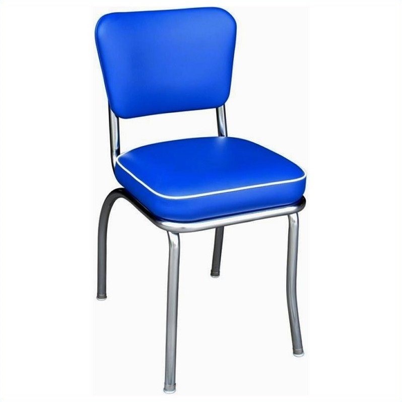 Richardson Seating Retro 1950's Diner  Dining Chair in Royal Blue