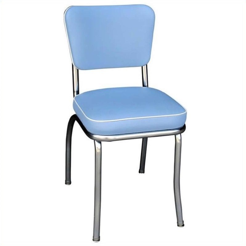Richardson Seating Retro 1950's Diner  Dining Chair Bristol in Blue