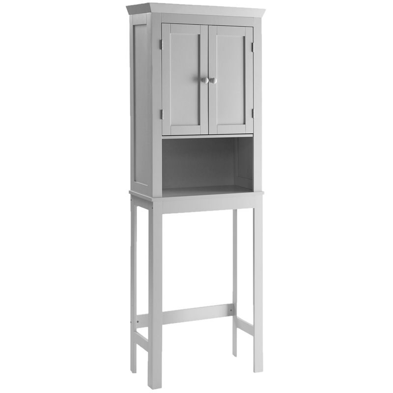 4D Concepts Rancho Wooden Spacesaver Cabinet in Gray