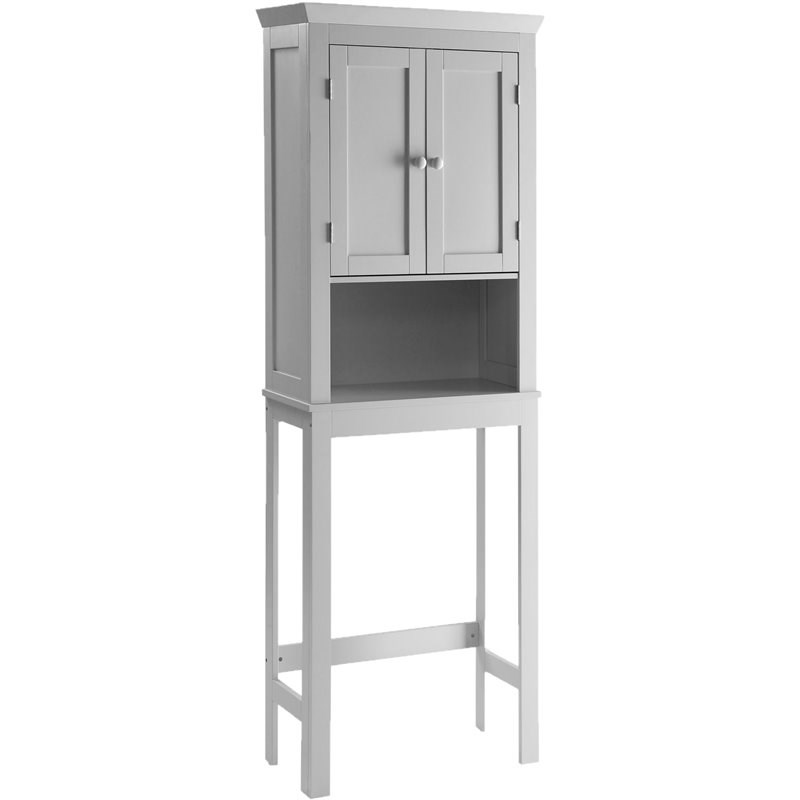 4D Concepts Rancho Wooden Spacesaver Cabinet in Gray