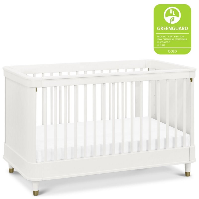 Million Dollar Baby Classic Tanner 3-in-1 Convertible Wood Crib in Warm White