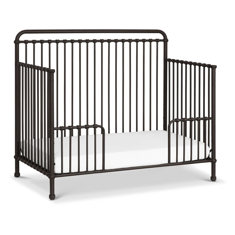 Namesake Classic Winston 4-in-1 Convertible Iron Crib in Vintage Iron