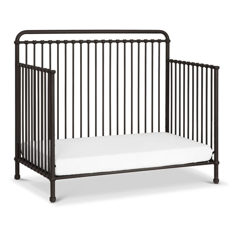 Namesake Classic Winston 4-in-1 Convertible Iron Crib in Vintage Iron