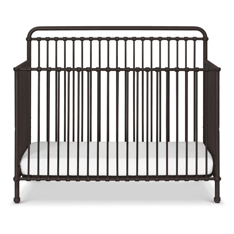 Million Dollar Baby Classic Winston 4-in-1 Convertible Iron Crib in Vintage Iron