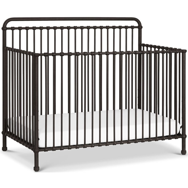 Namesake Classic Winston 4-in-1 Convertible Iron Crib in Vintage Iron