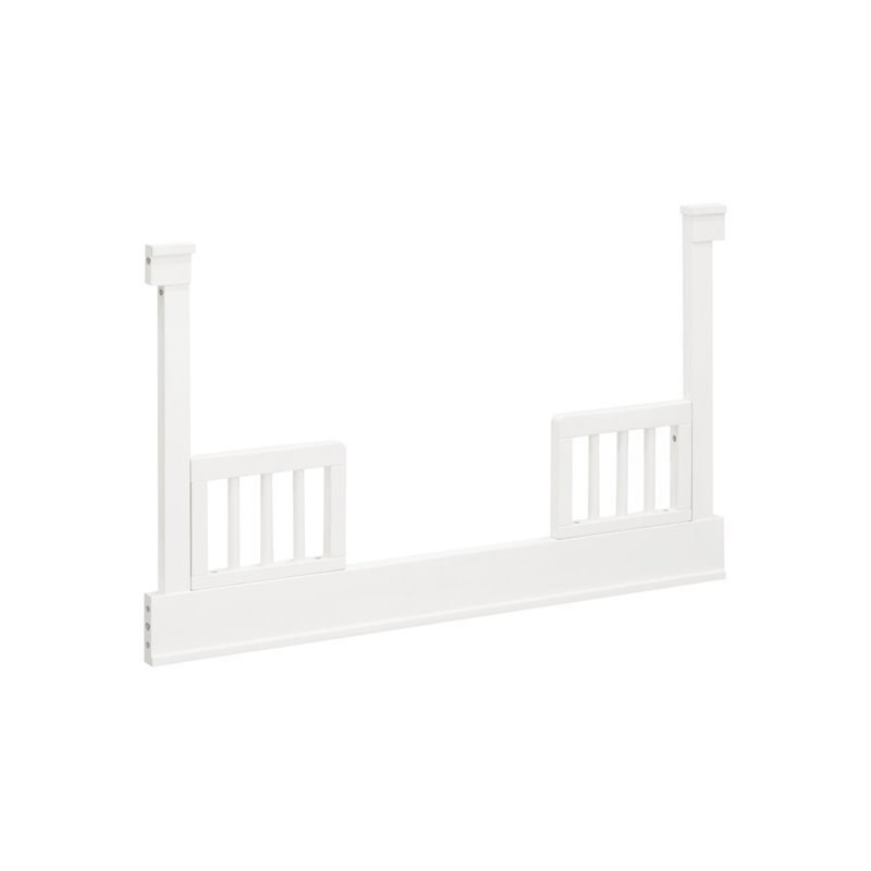 Million Dollar Baby Classic Tanner Toddler Bed Conversion Kit in White