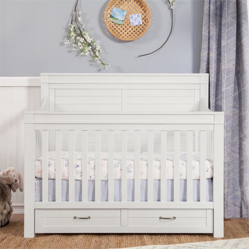 million dollar baby classic wesley 4 in 1 convertible crib in heirloom