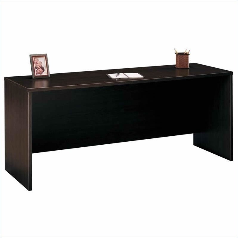 Bush Business Furniture Series C U-Shape Wood Desk Suite in Mocha Cherry