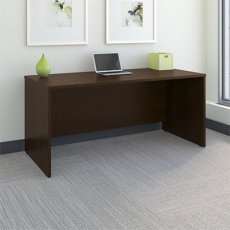 Series C 66W x 30D Office Desk in Mocha Cherry - Engineered Wood