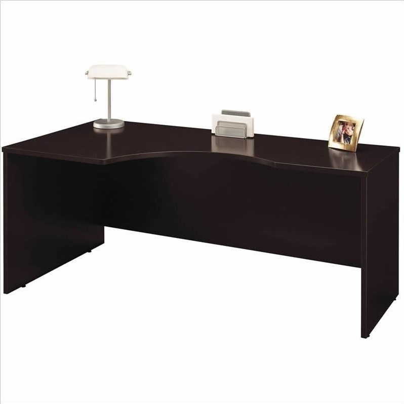 Bush Business Furniture Series C Mocha Cherry U-Shaped Desk