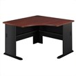 Series A 48W Corner Desk in Hansen Cherry and Galaxy - Engineered Wood