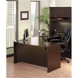Bush Business Furniture Series C Mocha Cherry L-Shaped Desk
